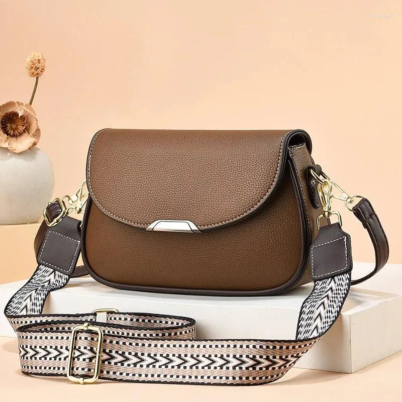 Drawstring Women's Crossbody Bag 2024 Fashion Versatile Casual Small Square Ladies Shoulder Bag